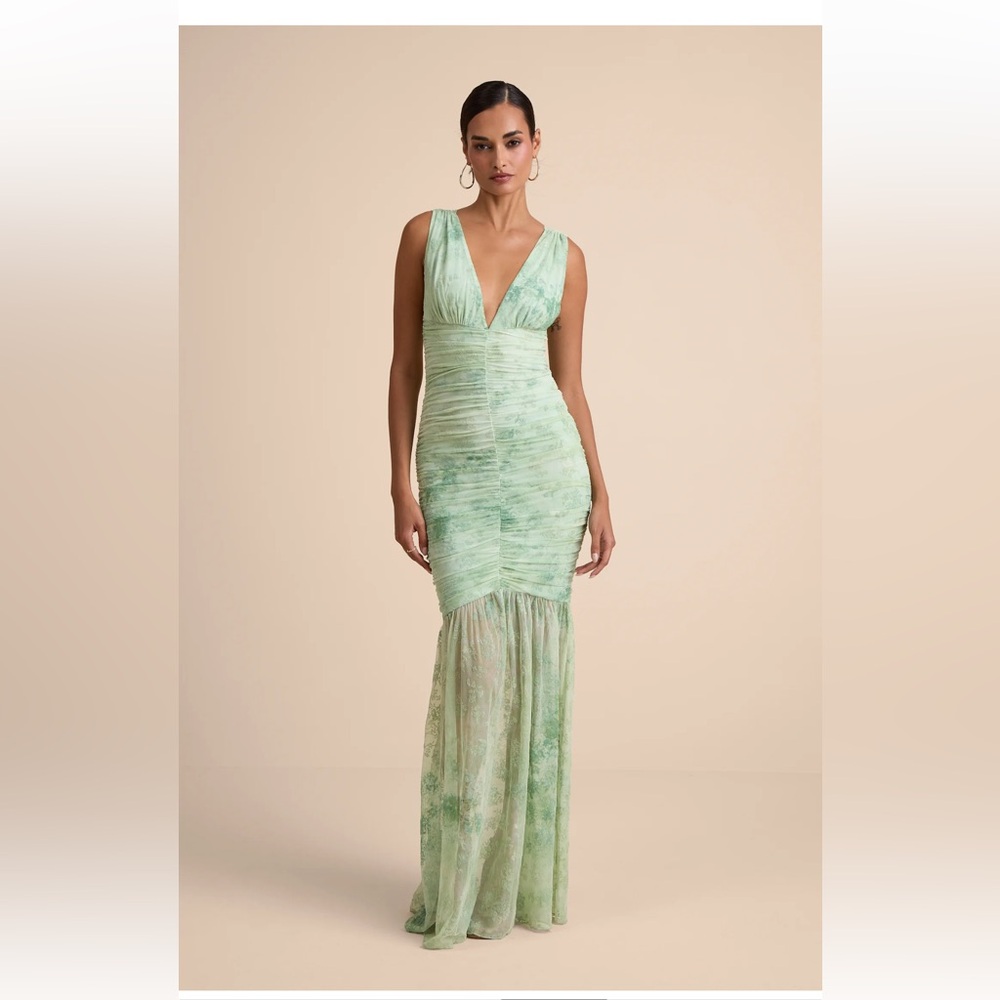 Brand new Lulu's Mint Green Maxi Dress - Picture 2 of 4